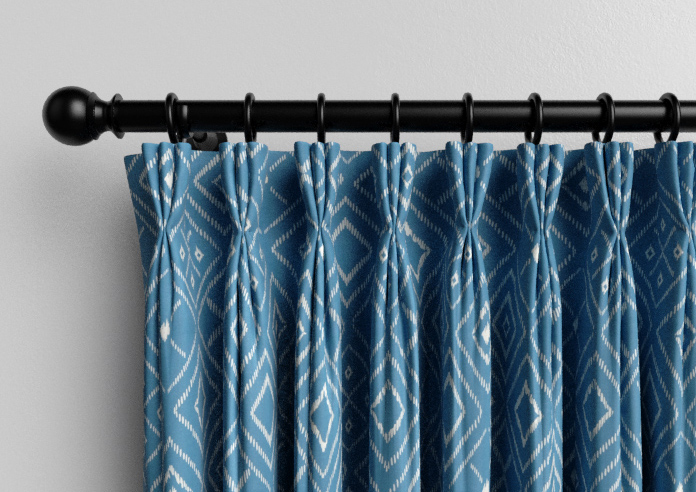Newquay, Cerulean - Made to Measure Curtain - Image 11
